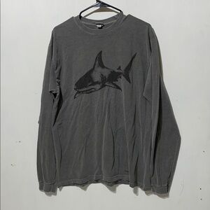 Crazy Shirts Hawaii Surf Crater Dyed Long Sleeve Shirt Micro Dot Shirt Maui